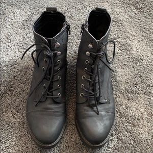 Black Madden Girl Combat Boots